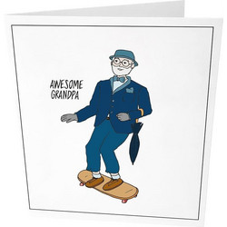 Ευχετήρια Κάρτα Awesome Grandpa GL-GC-13 9x14,5cm White-Multi The Gift Label