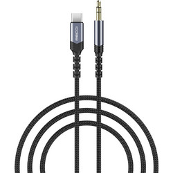 Recci RDS-A27 Audio Cable - Καλώδιο Ήχου Type-C (Male) σε AUX Mini Jack 3.5mm (Male) - 120cm - Black (6955482523346)