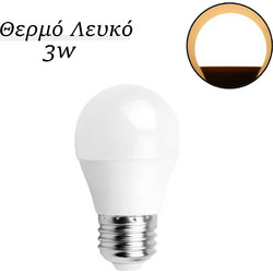 Λάμπα LED για Ντουί E27 και Σχήμα G45 255LM 3W 3000K Θερμό Λευκό Aigostar