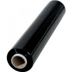 Stretch film σε χρώμα μαύρο 1,6kg διαστάσεων 104x50cm / 23mic