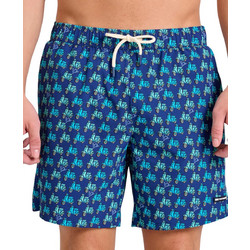 Funky Buddha Ανδρικό Μαγιό Σορτς με Σχέδια Royal Blue FBM009-010-16