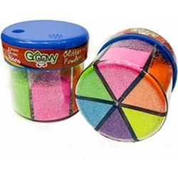 Χρυσόσκονη σε Αλατιέρα Groovy 6 Χρώματα Pastel 60γρ