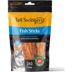 Pet Interest Tail Swingers Fish Sticks with Fish & Chicken 100gr