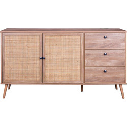 Μπουφές Oslo pakoworld sonoma 150x39x79εκ