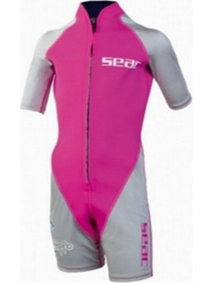 Seac Sub Hippo Girl Παιδικό Μονοσόρτς Κατάδυσης Neoprene για Θαλάσσια Σπορ 1.5mm
