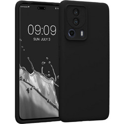 KWmobile Soft Flexible Rubber Cover - Θήκη Σιλικόνης Xiaomi 13 Lite με Πλαίσιο Κάμερας - Black (61166.01)