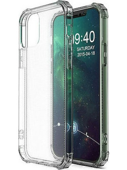 Θήκη Back Cover Σιλικόνης Anti-Shock για iPhone 12 / 12 Pro Διάφανο