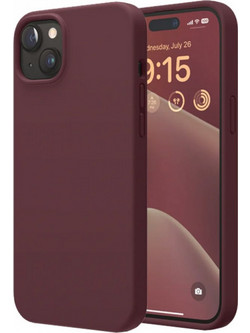 Θήκη Rubber Ενισχυμένης Σιλικόνης για iPhone 14 Μπορντό
