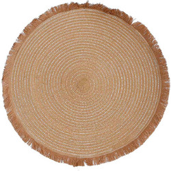 DOMUS HOMUS στρογγυλό σουπλά 38 cm καφέ - 20-27-888