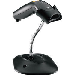 Zebra LS1203 EMEA only 1D Kit (USB) anthrazit Handscanner Retail 1D Laser 100 ScansSek inkl Kabel (USB) Standfu Farbe anthrazit (LS12037AZU0100ER)