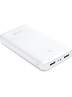 Puro Li-Poly Power Bank 20000mAh 12W με 2 Θύρες USB-A & Θύρα USB-C White