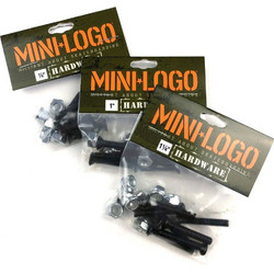 Mini Logo Βιδάκια Skate 1" Phillips - Μαύρο SONEQTMPML2100T00000