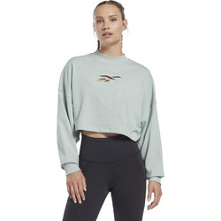 Reebok Vector Knit Crew Γυναικείο Αθλητικό Φούτερ Πράσινο Mint HM5770