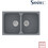 Sanitec Classic 318 Επικαθήμενος Νεροχύτης Γρανίτη Ματ Metallic Silver 78x51cm