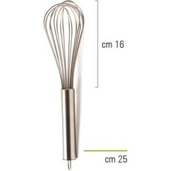 Ανοξείδωτος Επαγγελματικός Αναδευτήρας (Φουέ) της Decora 16 εκ