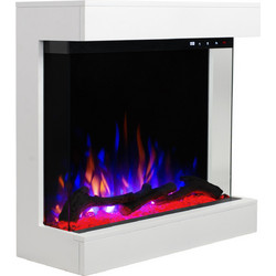 Hitense Paris White Edition MDF 3D Επιδαπέδιο Ηλεκτρικό Τζάκι 1600W Μ73.1xΥ82.7xΒ24cm