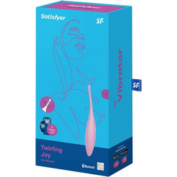 Satisfyer Twirling Joy Κλειτοριδικός Δονητής για Ζευγάρια με App Control Ροζ