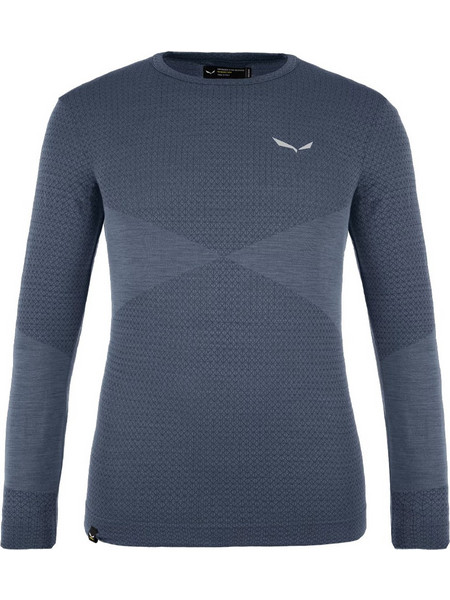 SALEWA - ZEBRU MEDIUM WARM ALPINE MERINO RESPONSIVE LONG SLEEVE TEE