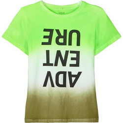 Name It Παιδικό T-Shirt Κοντομάνικο Lime 13181034