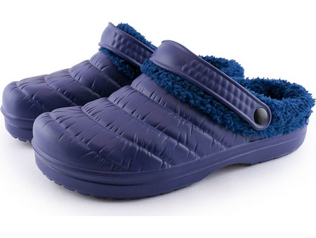 392-0002 Love4shoes Ανδρικά Παντόφλες Χειμερινές ΜΠΛΕ