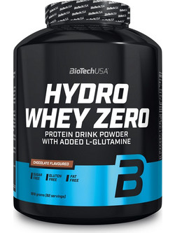 Biotech USA Hydro Whey Zero Strawberry Πρωτεΐνη Ορού Γάλακτος Γράμμωσης Χωρίς Λακτόζη & Γλουτένη 1.82kg