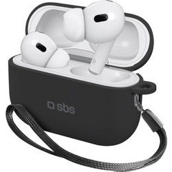 SBS SILICONE CASE AIRPODS PRO 2 (1st and 2nd Gen) black