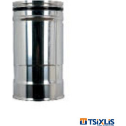 Μπουρί Σόμπας INOX Φ130 - 0,25m x 0,4mm