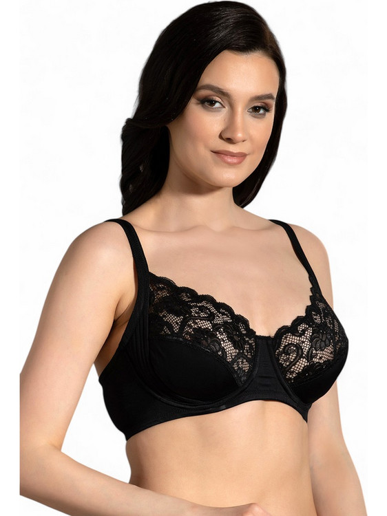New Bra Lingerie Σουτιέν χωρίς Ενίσχυση Μαύρο NB6000-1
