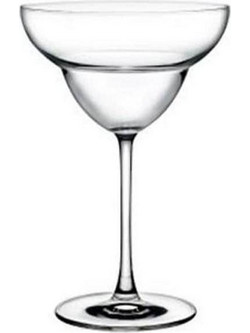 Espiel Σετ Ποτήρια Κοκτέιλ Γυάλινα Κολωνάτα Nude Vintage Margarita 400ml 2τμχ NU66120-2