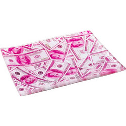V-Syndicate Γυάλινος Rolling Tray Δίσκος - Dollars - Small (26x16cm)