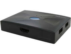 KVM Switch Aqprox (KVHDMI2PV2) - 2 x Ports - HDMI, USB με Ήχο KVHDMI2PV2