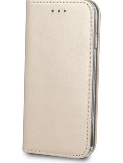 Smart Magnetic Case for Huawei Y6 2019 / Υ6 Pro 2018 Gold