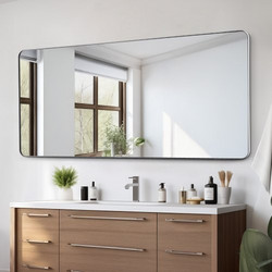 VEVOR Τετράγωνος Καθρέφτης Τοίχου 32" x 72" με Πλαίσιο Αλουμινίου JXJ3272INCHBFOWFCV0