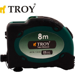 Τroy μετροταίνια με λεϊζερ 8m x 25mm