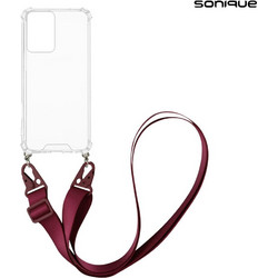 Sonique Armor Clear Cover Θήκη Μπορντό (Motorola Moto G35 5G)