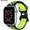 Sonique Sport Λουράκι Σιλικόνης Black / Green (Apple Watch 42 / 44 / 45mm)