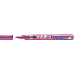 EDDING 751 μαρκαδόρος gloss paint ροζ μεταλλικό 1-2mm