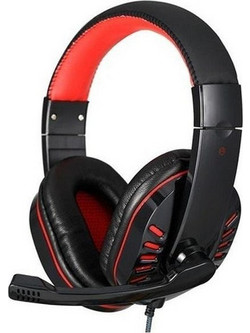Andowl Q-925 Gaming Headset Over Ear Black Red