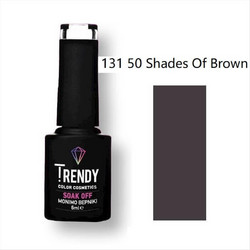 Trendy Soak Off 131 50 Shades Of Brown Ημιμόνιμο Βερνίκι Νυχιών 6ml