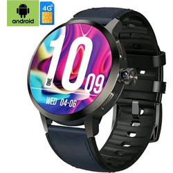 Smartwatch DM82 - Μαύρη κάσα / Μαύρο λουρί σιλικόνης