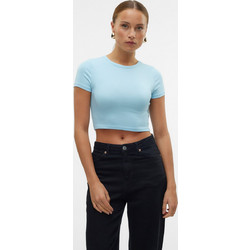 Γυναικεία μπλούζα crop SNMARYON SS O-NECK TOP JRS 10328920