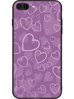 Sonique Heart Series Θήκη iPhone 7 Plus / 8 Plus Violet