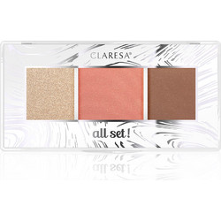 Claresa All Set Face Contour 02 Warm Bronzer Palette 12gr