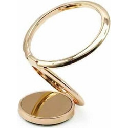 LGD S01 Double Ring Holder με Επέκταση - Ροζ Χρυσό