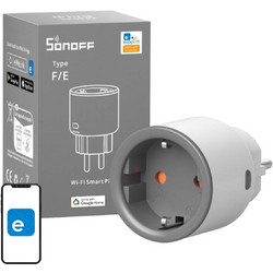Sonoff S60TPF Smart Μονόπριζο Λευκό