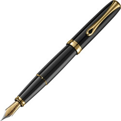 Diplomat Excellence A2 Πένα - Black Lacquer Gold Trim