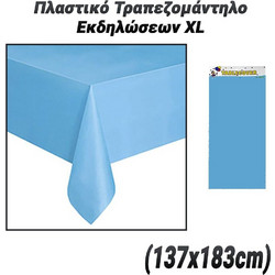 Πλαστικό Τραπεζομάντηλο Εκδηλώσεων xl (137x183cm) Γαλάζιο