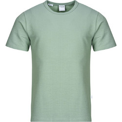 T-shirt με κοντά μανίκια Selected SLHSANDER SEERSUCKER