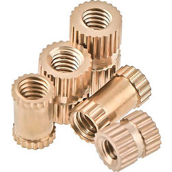 Brass Knurled Insert Nuts
