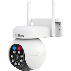 Sricam Srihome SH052b IP Κάμερα Ασφαλείας Wi-Fi 5MP Αδιάβροχη Νυκτός με Αμφίδρομη Επικοινωνία